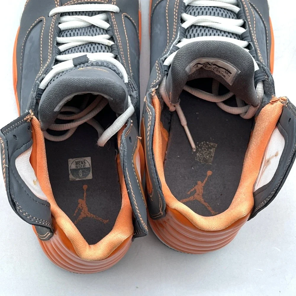 2013 Jordan‎ Flight Luminary Cool Gray Bright Citrus 551820-027 Men's Size 8